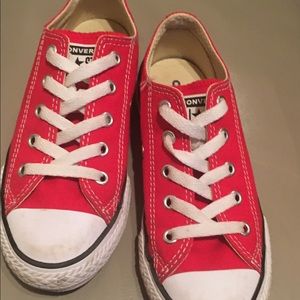 All Star beautiful red and white converse